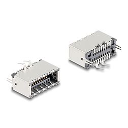 Delock E-típusú USB kulcs A 20 tűs anya függőleges SMT forrasztási szereléshez (67193)