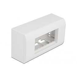 Delock Easy 45 Modul felületre rögzített háza, 152 x 82 mm, fehér (81333)