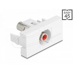 Delock Easy 45 modul RCA anya RCA anya piros/fehér (90857)