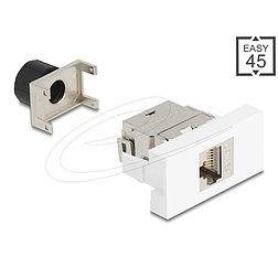 Delock Easy 45 Modul RJ45 - LSA Cat.6A 180 -os szerszámmentes (90906)