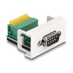 Delock Easy 45 Module D-Sub 9 tűs apa 9 tűs sorkapocs 22,5 x 45 mm (81408)
