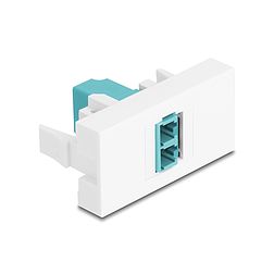Delock Easy 45 Module LC Duplex anya LC Duplex anya fehér / víz (90845)