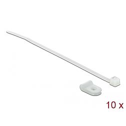 Delock Fehér színű, összekapcsoló pánt készlet 3,2 mm H 100 x Sz 2,5 mm kábelekkel (18859)