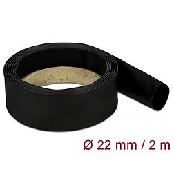 Delock Fekete zsugorcső 2 m x 22 mm (18986)