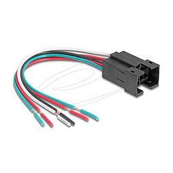 Delock Foglalat 25 mm-es 6 tűs Nyomó Gomb vagy Kapcsoló (90790)