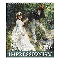 Falinaptár 2026 TOPTIMER T096 420x560mm álló Impresszionisták