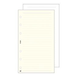 Gyűrűs kalendárium betét 2026 SATURNUS S326/F vonalas jegyzetlap fehér lapos