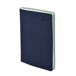 Határidőnapló 2026 TOPTIMER Madeira M021 A/5 napi fehér lapos kék-türkiz