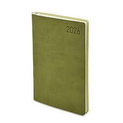 Határidőnapló 2026 TOPTIMER Madeira M021 A/5 napi fehér lapos zöld-zöld