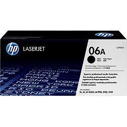HP C3906A No.06A Black lézertoner eredeti 2,5K / megszűnő