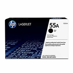HP CE255A No.55A Black lézertoner eredeti 6K