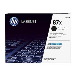 HP CF287X No.87X Black lézertoner eredeti 18K