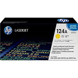 HP Q6002A No.124A Yellow lézertoner eredeti 2K