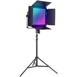 Kit Neewer RGB1200 LED két lámpa 60W 2500-8500K + állványok + barndoors (B0BYMT6NQG)