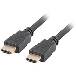 Lanberg HDMI M/M V2.0 fekete kábel, 10m (CA-HDMI-10CC-0100-BK)