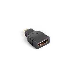 LANBERG HDMI(F)->HDMI MICRO(M) ADAPTER FEKETE (AD-0015-BK)