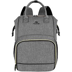 Laptop hátizsák / ebéd táska 15.6´´ Matein 1368 USB szürke