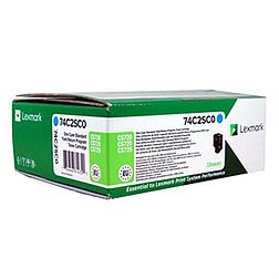 Lexmark CS720 CS725 CX725 lézertoner eredeti Cyan 7K 74C2SCE