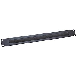 Logilink 19" Cable Entry Panel w/ brush 1U, black (ORCEB1B)
