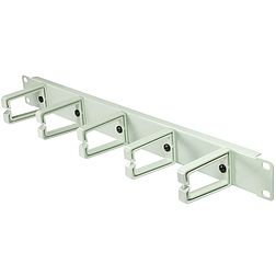Logilink 19" Cable Organizer 1U w. plastic brackets, grey (OR104G)