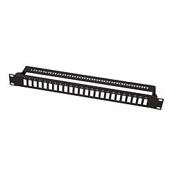 Logilink 19" száloptikai panel 24 SC-Duplex vagy LC-Quad adapterhez (FB0003B)