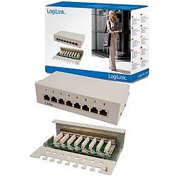 LogiLink CAT6 Patch Panel 8-Port (NP0016A)