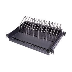 Logilink Csúsztatható 19"-os polc notebookok, táblagépek és okostelefonok számára (SF100B)