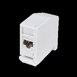 Logilink DIN-sínes adapter Cat.6A soros csatlakozóval, árnyékolt, 2x RJ45 aljzat (MP0056)