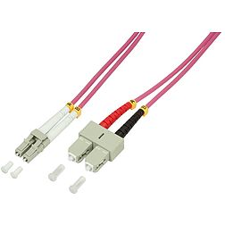 Logilink Fibre Patch Cord OM4 LC-SC 3,0m Duplex (FP4LS03)