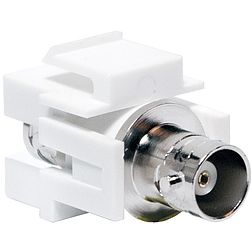 Logilink Keystone Coupler BNC 50 Ohm F/F, white (NK0019)