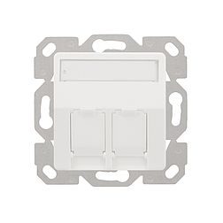 Logilink Keystone előlap 2 modulhoz, kiálló, UP/50, hófehér (NK4081)