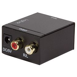 LogiLink Koaxial and Toslink to analog L/R audio converter (CA0100)