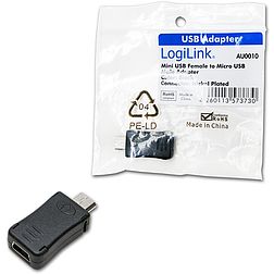 LogiLink Mini USB anya - micro USB apa adapter (AU0010)