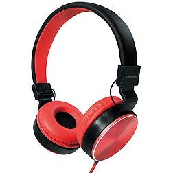 Logilink On-Ear Headphone , red (HS0049RD)