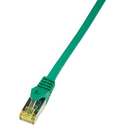 Logilink Patch Cable Cat.6a GHMT S/FTP green 1,00m, GHMT certified (CQ5035S)