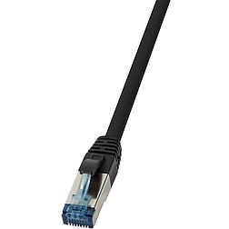 Logilink Patch Cable Cat.6A S/FTP - PUR 7,50m, black (CQ6085S)