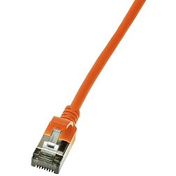 Logilink Patch cable Cat.6A STP TPE SlimLine orange 1,0m (CQ9038S)