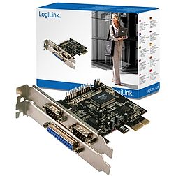 Logilink PCI Express Card, 2 Serial ports& 1 Parallel port (PC0033)
