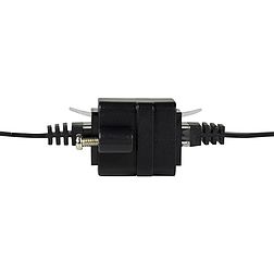 Logilink RJ45 Coupler w. mounting flange, 2*RJ45 socket, Cat.5e,black (NP0098)