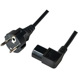LOGILINK Tápkábel Schuko apa C13 anya, 2 méter (CP117)