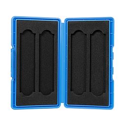 Logilink Tárolódoboz 4x M.2 NGFF/NVMe SSD-hez, ütésálló, kék (UA0417)