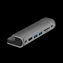 Logilink USB 3.2 Gen1 dokkolóállomás, 7-portos, PD, iPadhez, alumínium (UA0385)