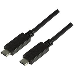 Logilink USB 3.2 Gen2x1 Cable, USB-C to USB-C , black, 0.5m (CU0128)