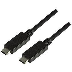 Logilink USB 3.2 Gen2x1 Cable, USB-C to USB-C , black, 1 m (CU0129)