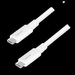 Logilink USB 4 Gen 3 Type-C kábel, C/M-USB-C/M, PD, AV, 0,8 m (CU0180)