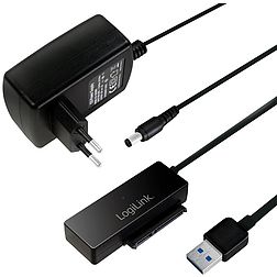 Logilink USB Adapter, USB 3.0 AM to SATA, for 2.5" & 3.5" HDD/SSD (AU0050)