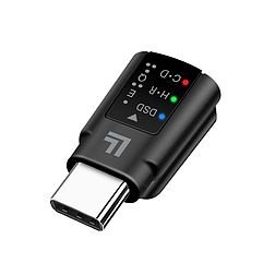Logilink USB-C DAC audioadapter EQ-val, USB-C/M 3,5 mm/F-ig, fekete (UA0424)