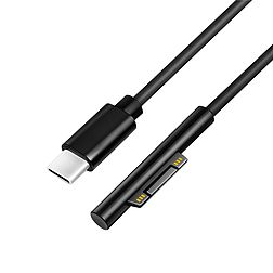Logilink USB-C-kábel, USB-C/M MS Surface/M (90 ), PD, fekete, 1,8 m (PA0342)