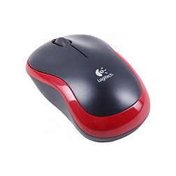 Logitech M185 vezeték nélküli optikai egér 3 gombos 1000dpi piros 910-002240