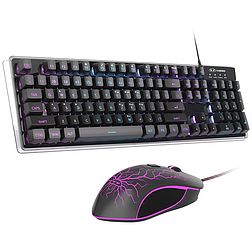 MageGee K1 vezetékes billentyűzet (ANGOL) + egérkészlet fekete (K1 Black)